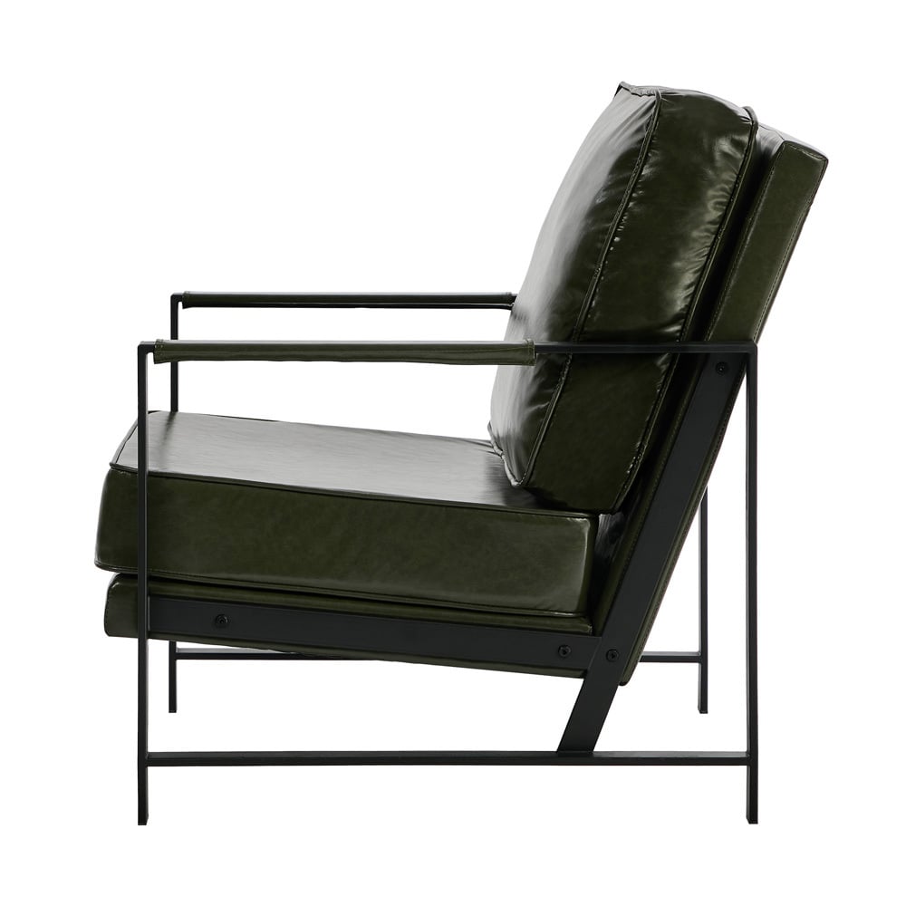 Kaeli Faux Leather Armchair
