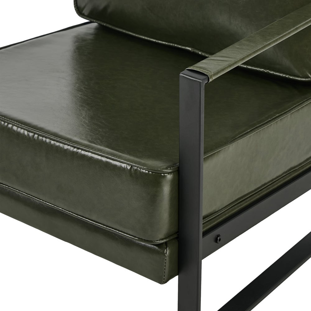 Kaeli Faux Leather Armchair