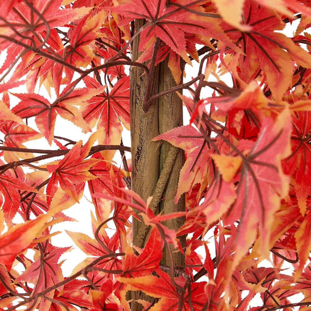 180cm Potted Faux Red Maple Trees