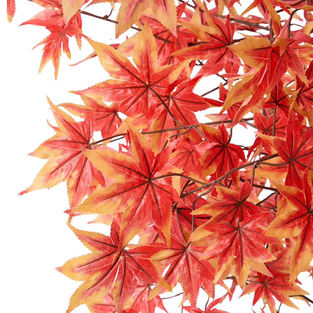 180cm Potted Faux Red Maple Trees