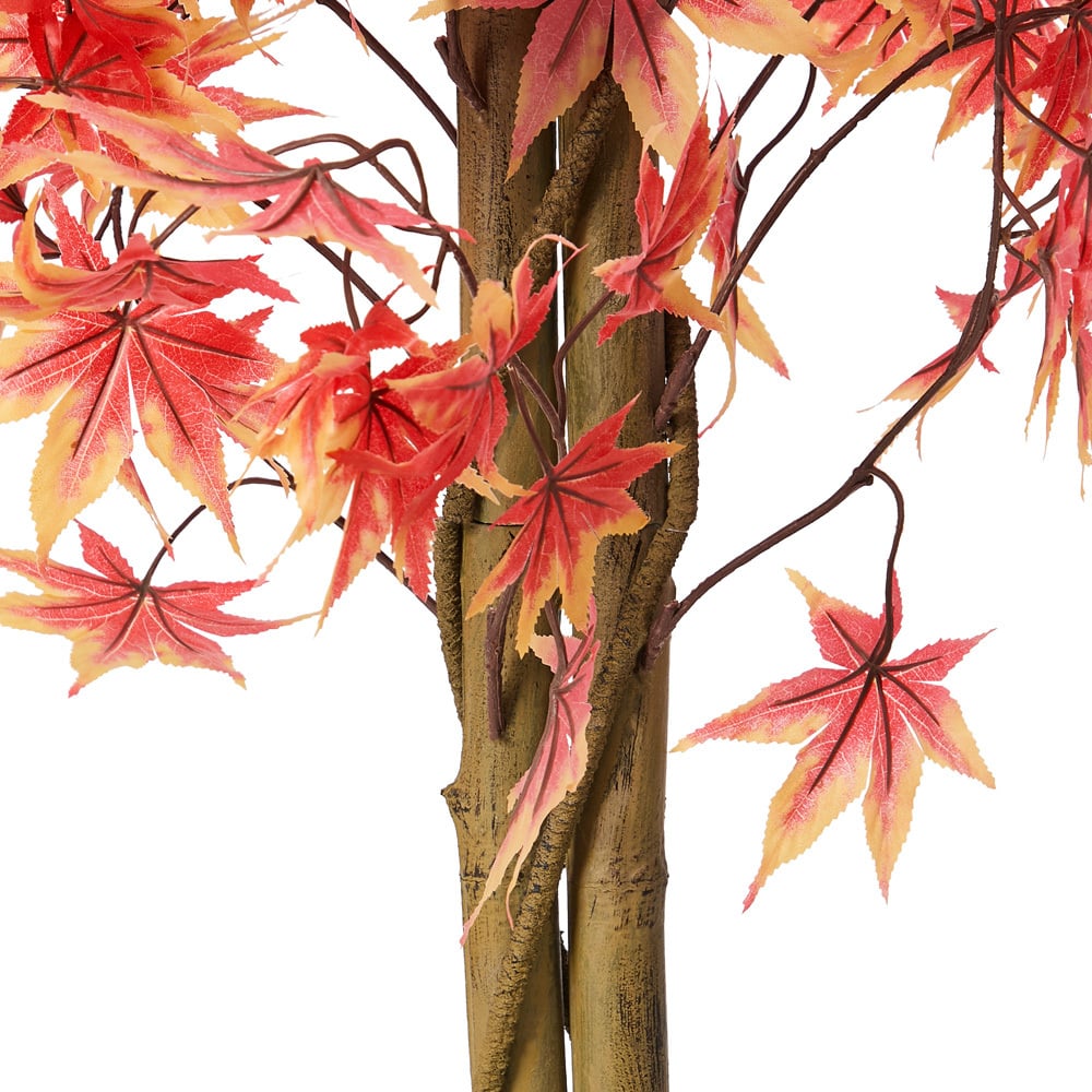 180cm Potted Faux Red Maple Trees