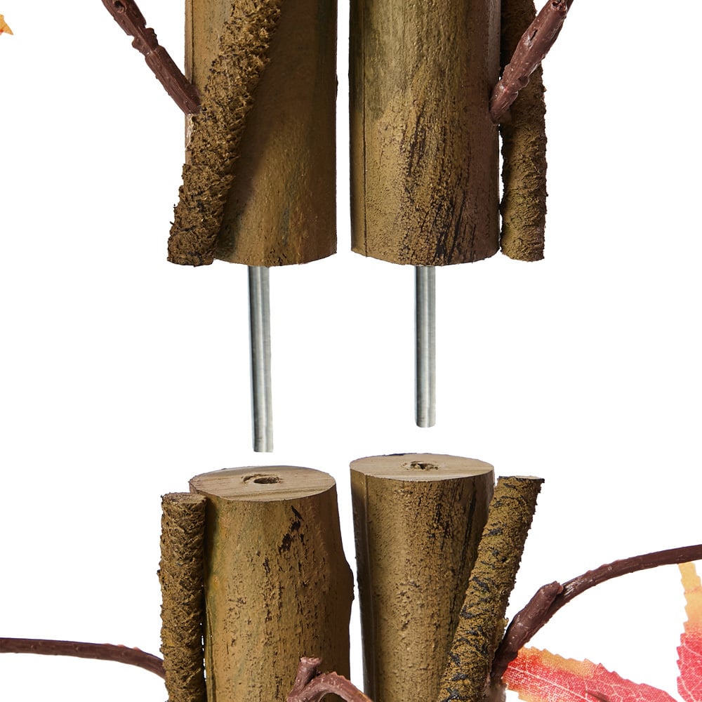 180cm Potted Faux Red Maple Trees