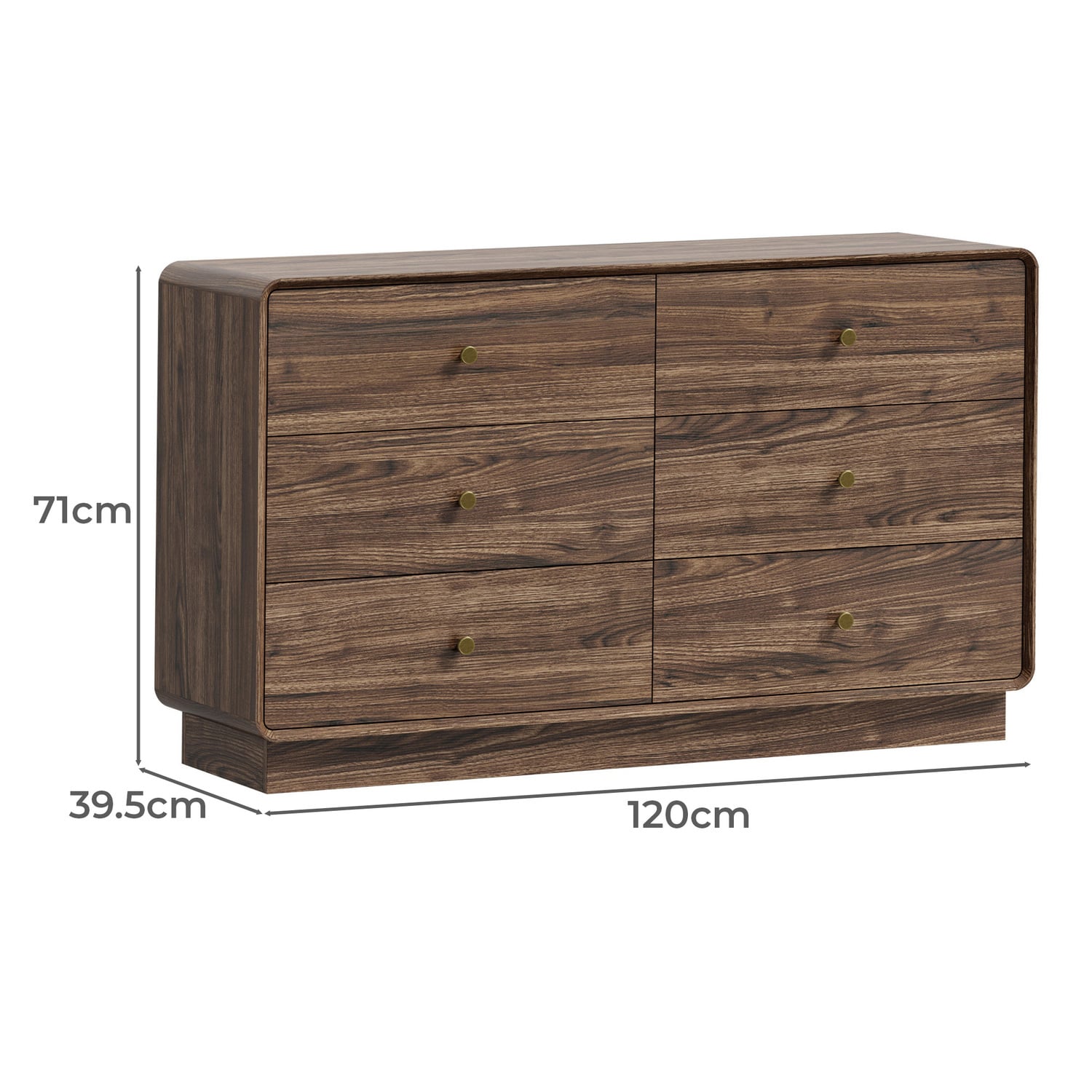 Zara 6 Drawer Chest