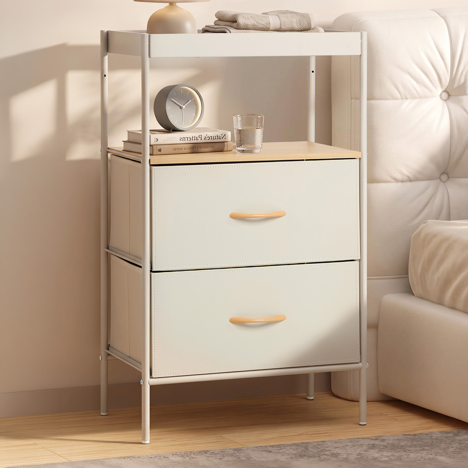 Kea Steel Bedside Table