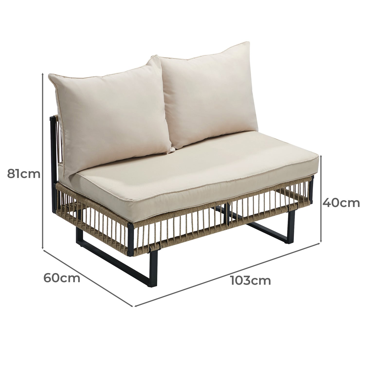 4 Seater Tarquin Outdoor Lounge Set