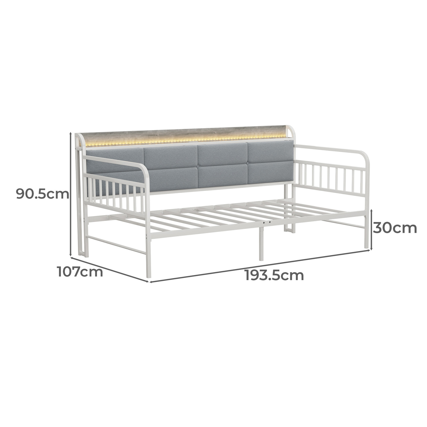 Corentin 3 Seater Single Daybed
