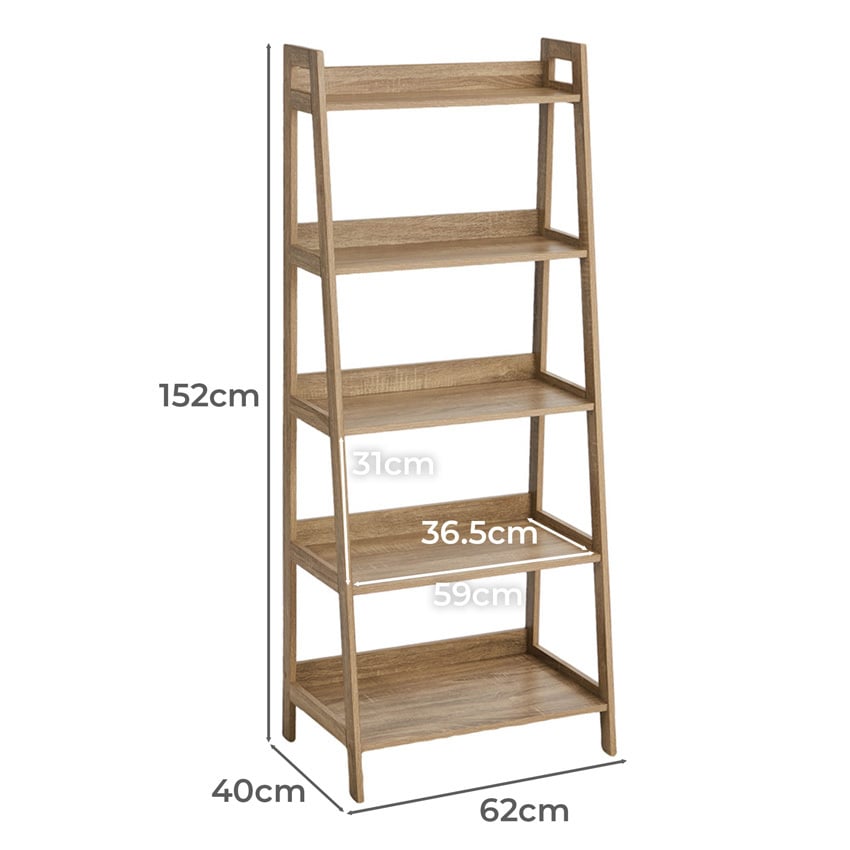 Ayden 5 Tier Ladder Shelf
