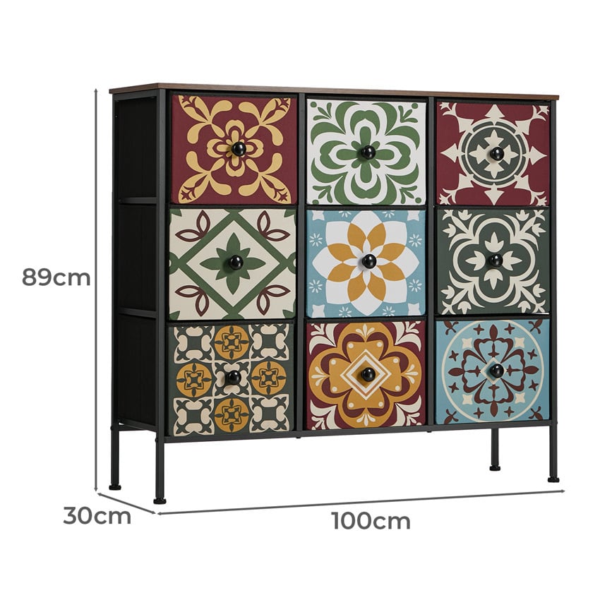 Emilie 9 Drawer Chest