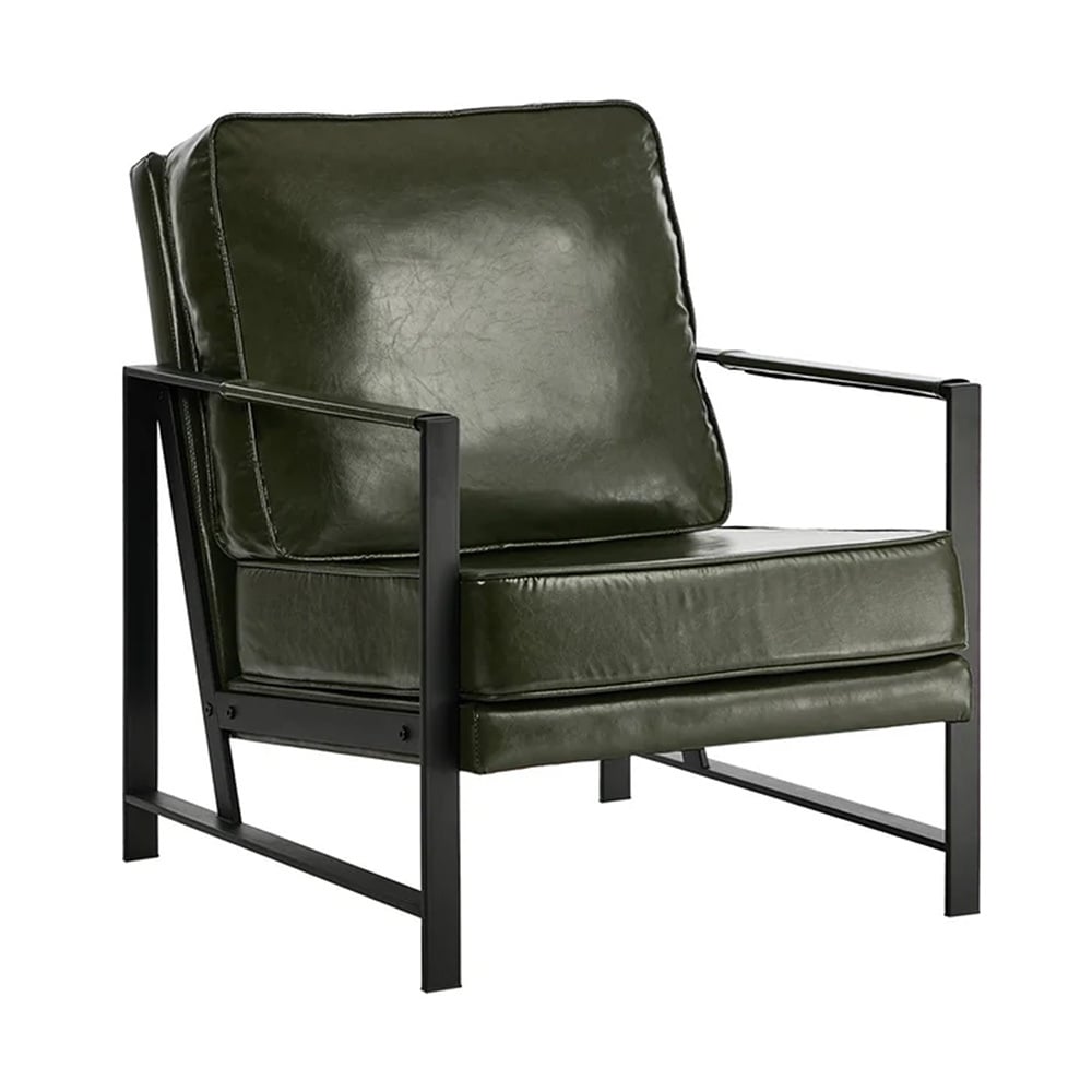 Kaeli Faux Leather Armchair