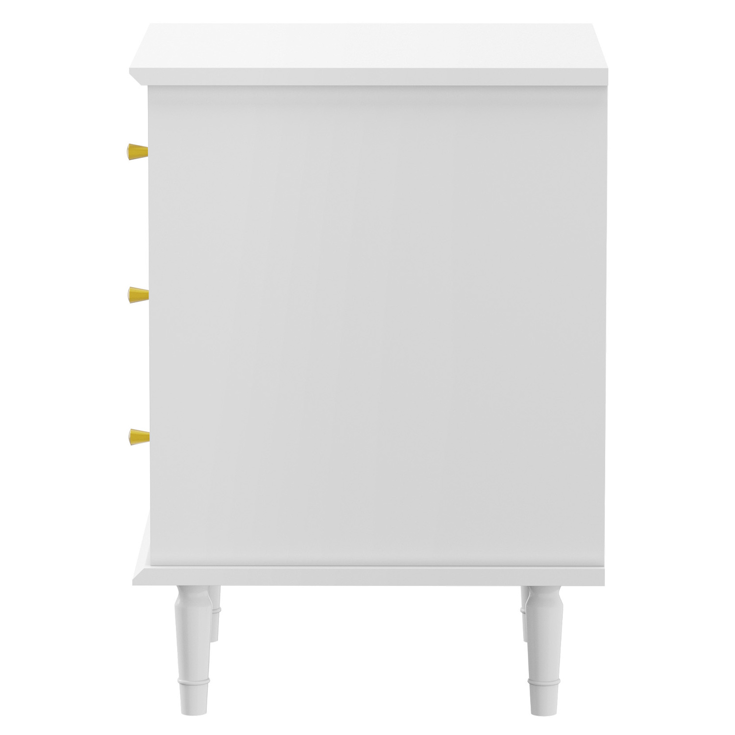 Alaina 3 Drawer Bedside Table