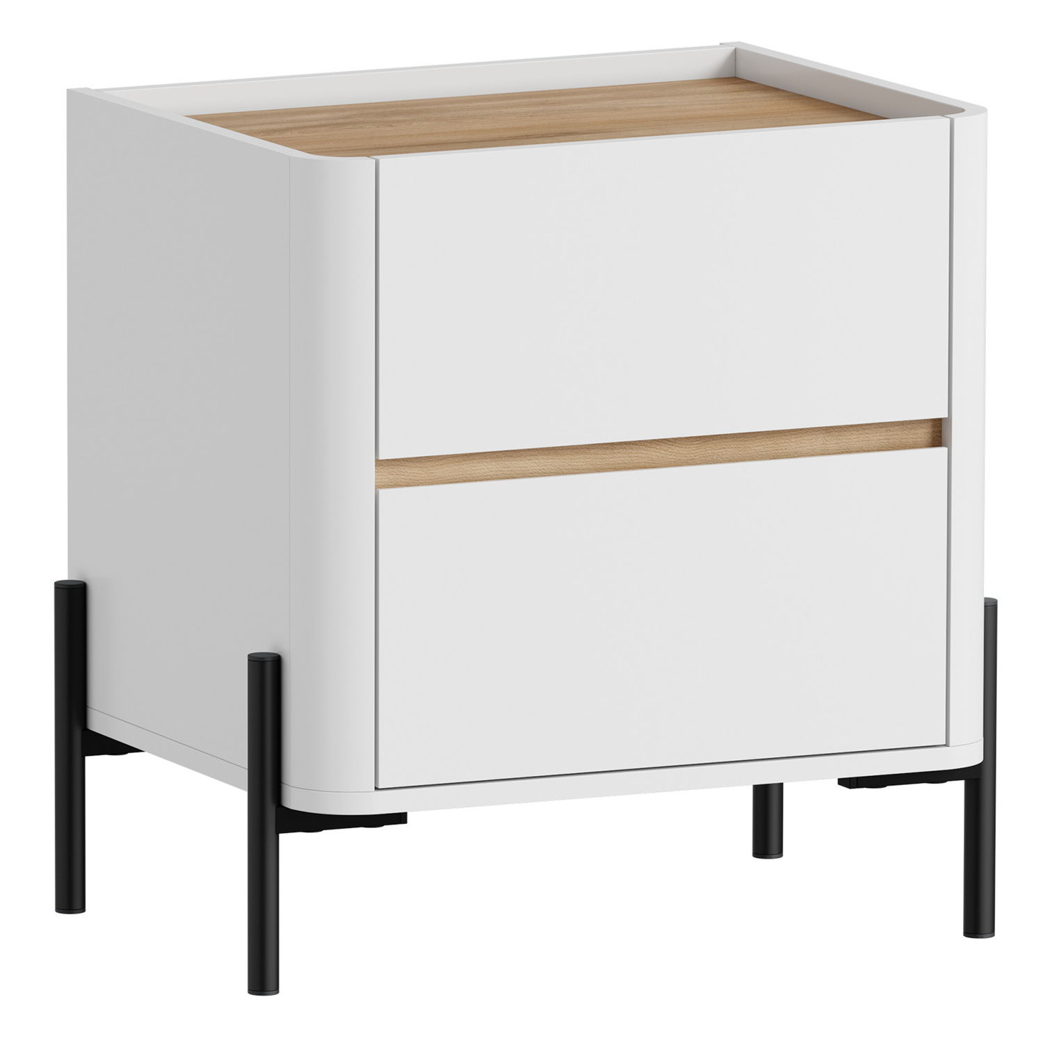 Capucine 2 Drawer Bedside Table