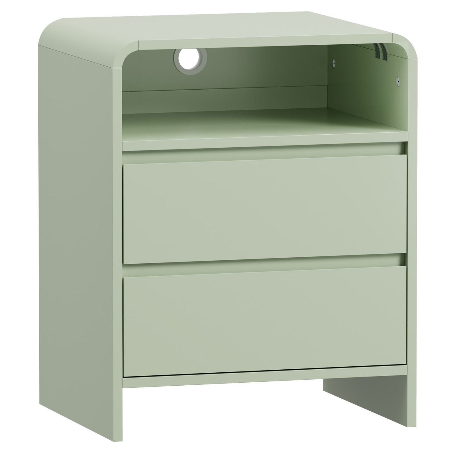 Mallory 2 Drawer Bedside Table