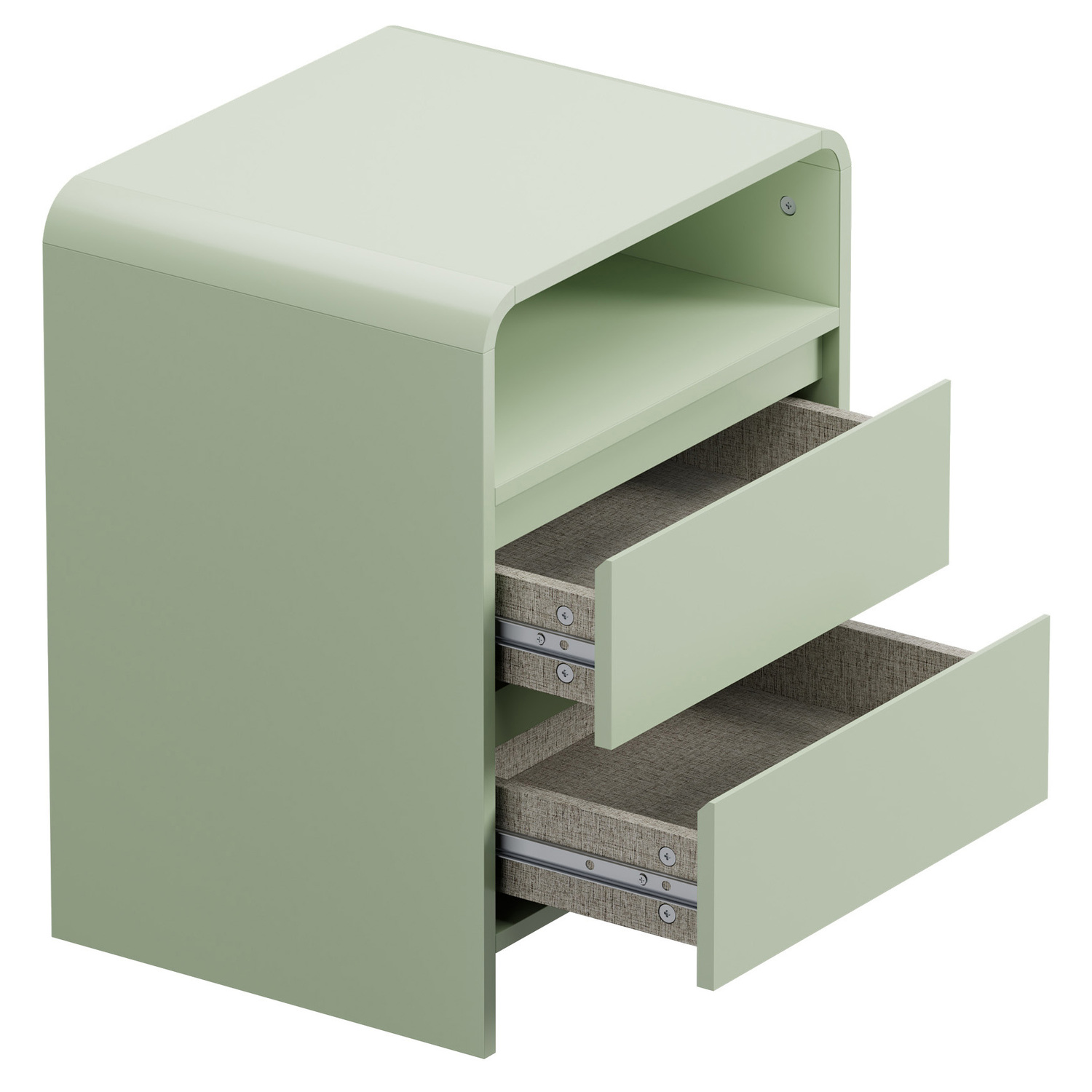 Mallory 2 Drawer Bedside Table
