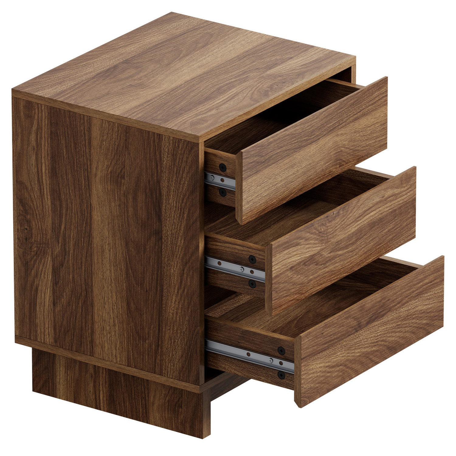 Giselle 3 Drawer Bedside Table