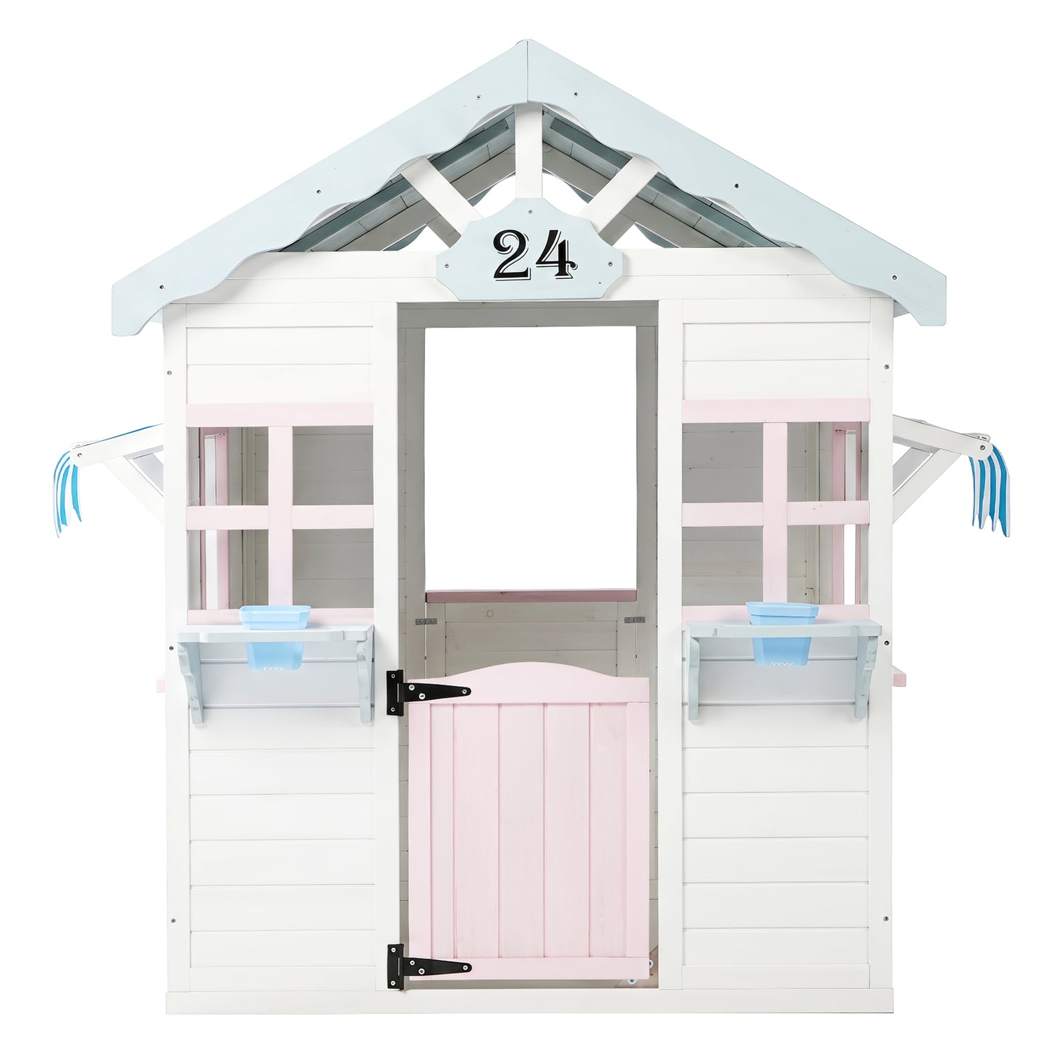 Mazam Kids Fir Wood Outdoor Cubby House