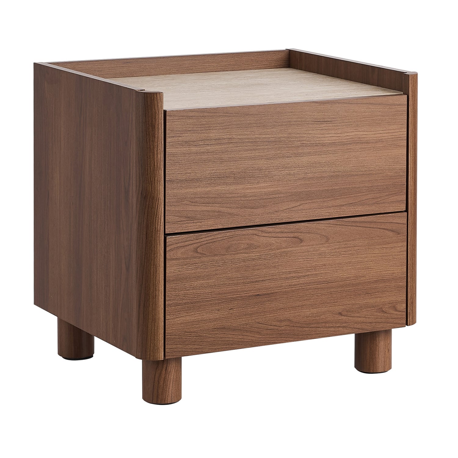 Tazz 2 Drawer Bedside Table
