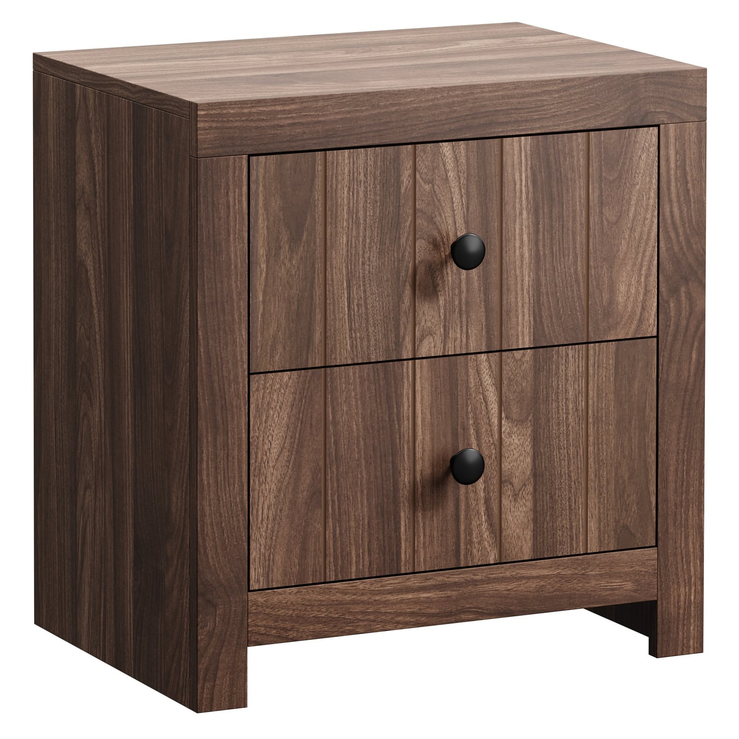 Bernis 2 Drawer Bedside Table
