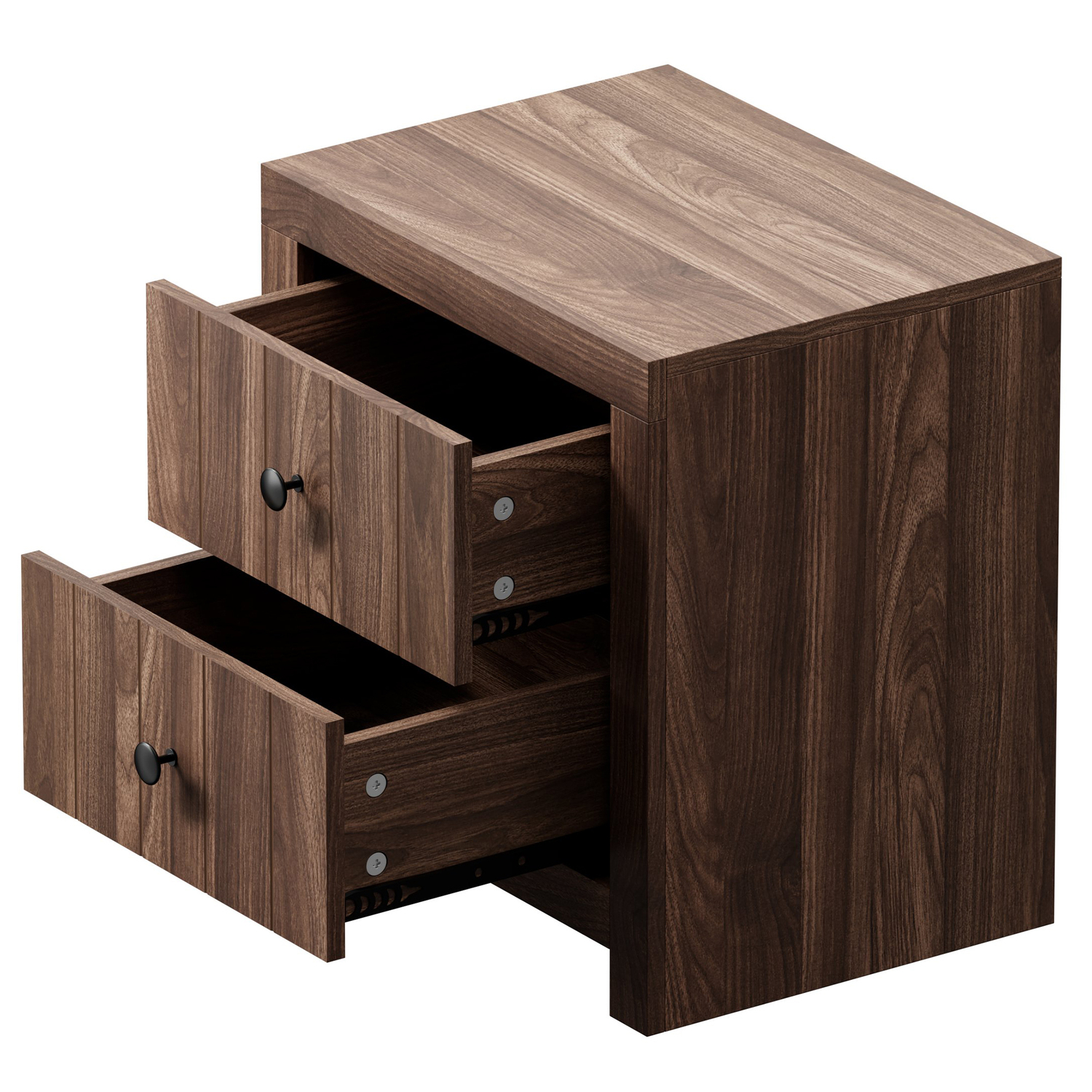 Bernis 2 Drawer Bedside Table