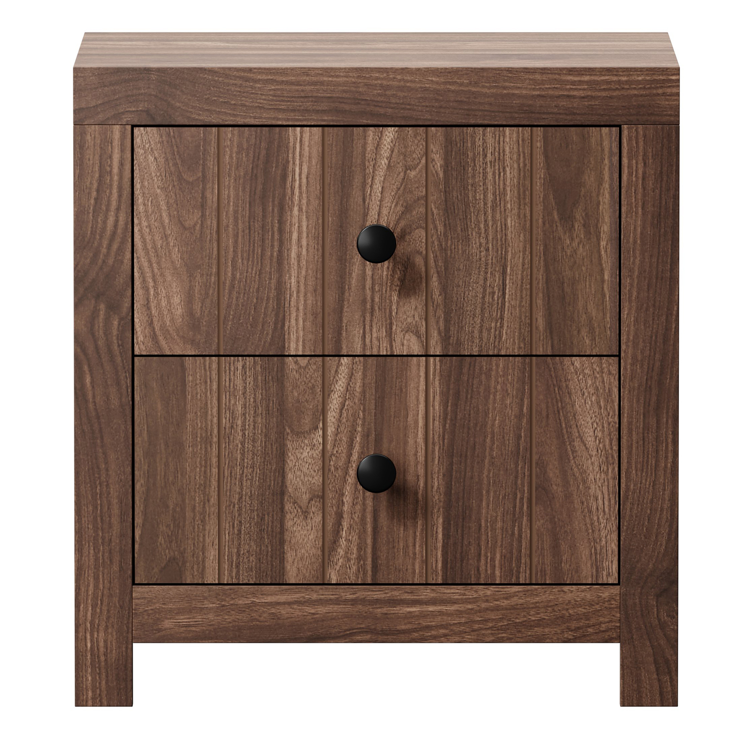 Bernis 2 Drawer Bedside Table
