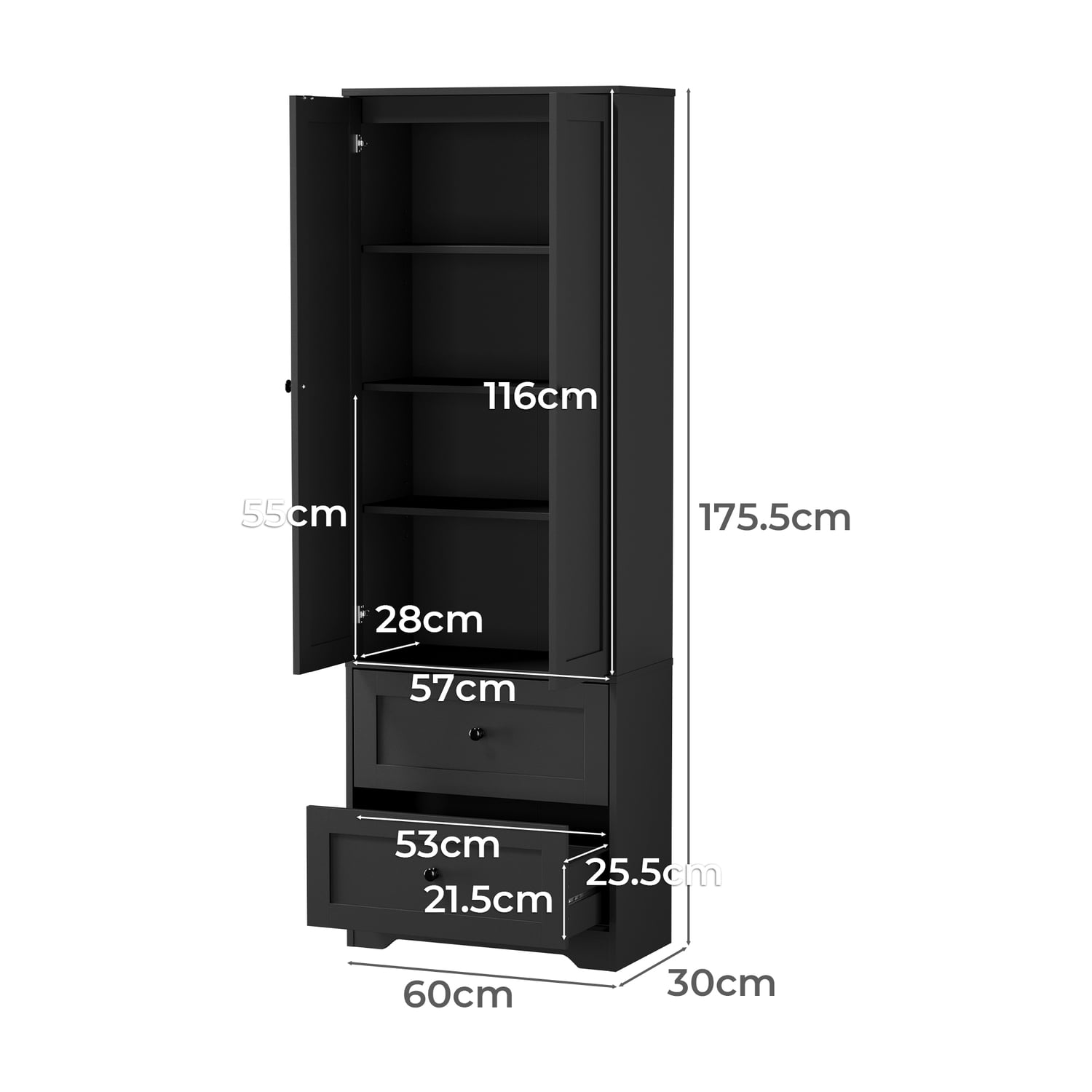 Maxwell 2 Door Cupboard