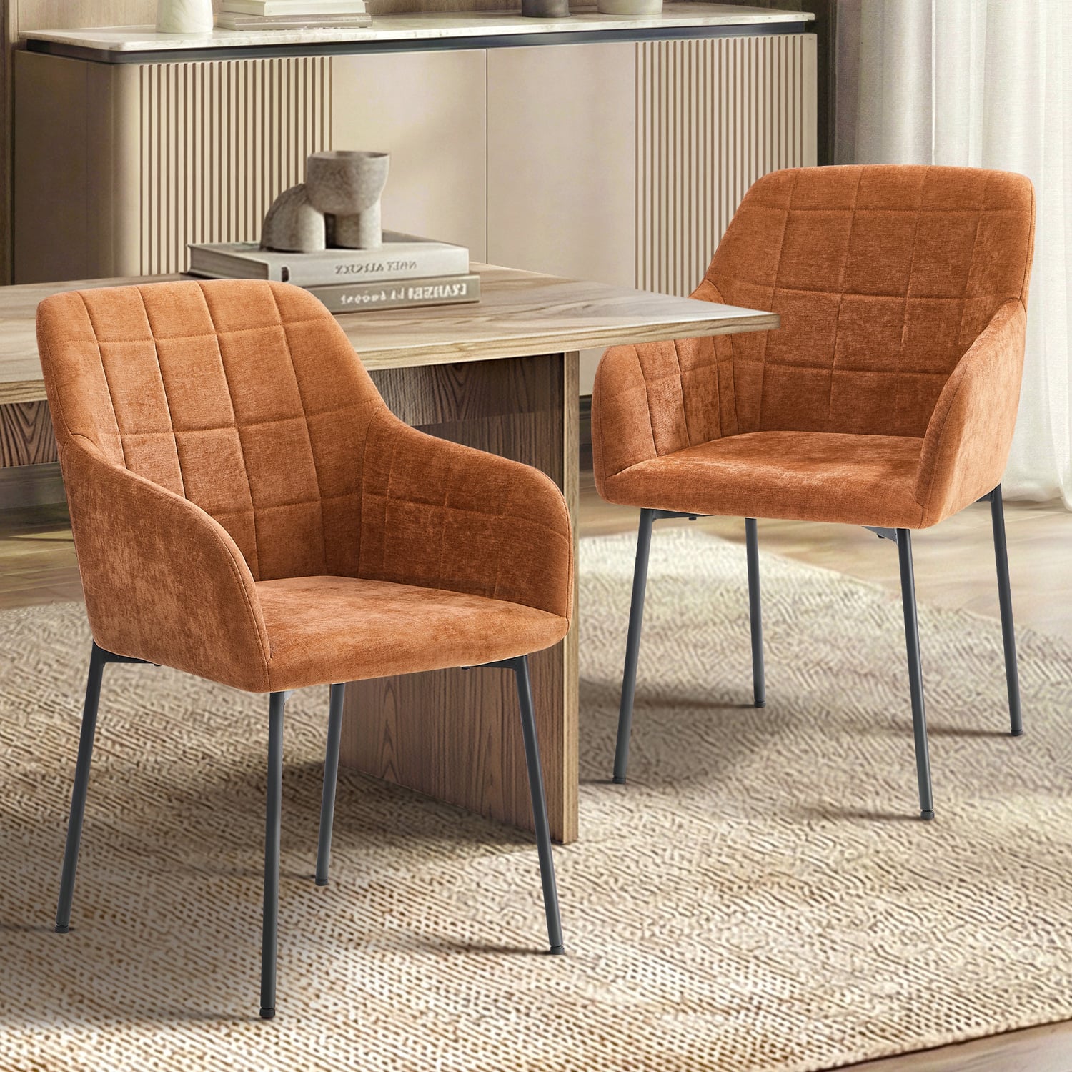 Erica Chenille Dining Chairs