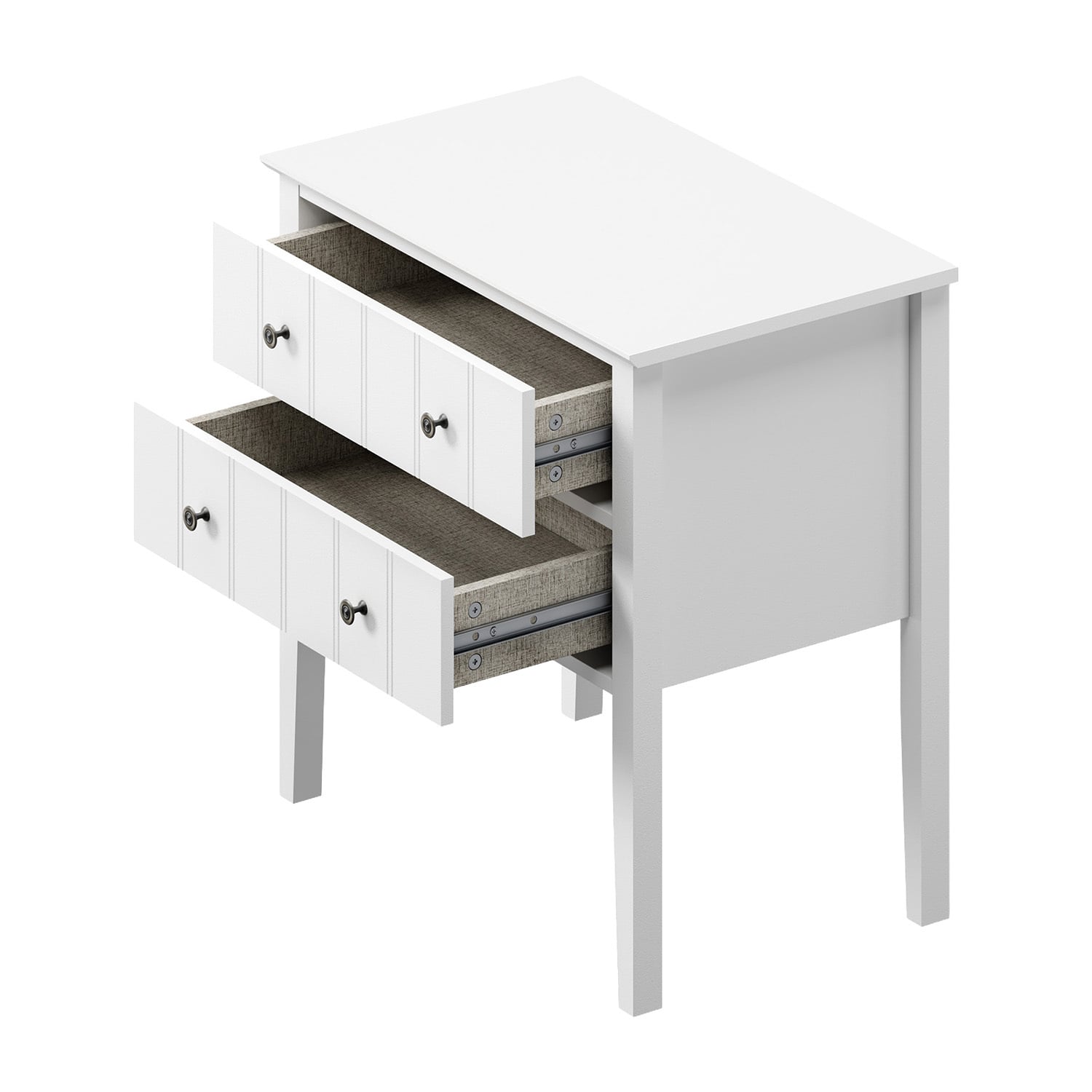 Valombre 2 Drawer Bedside Table
