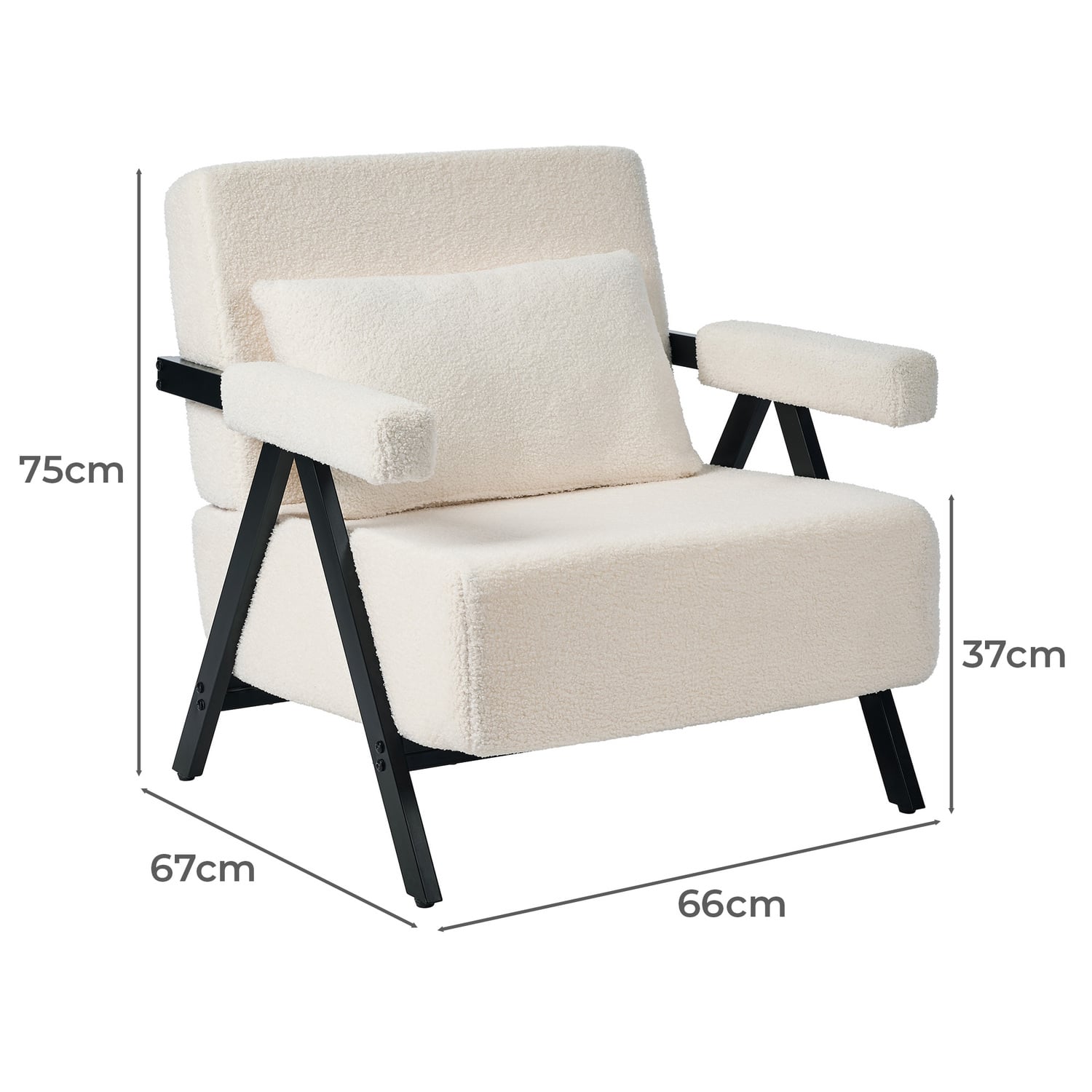 Lucien Sherpa Armchair