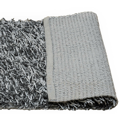 Hand-Crafted Chenille Shag Bath Mat