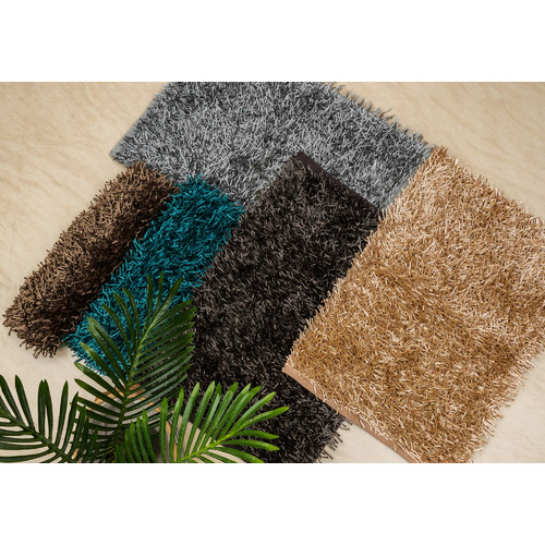 Hand-Crafted Chenille Shag Bath Mat