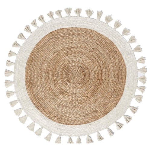 Tasselled Jute Rug