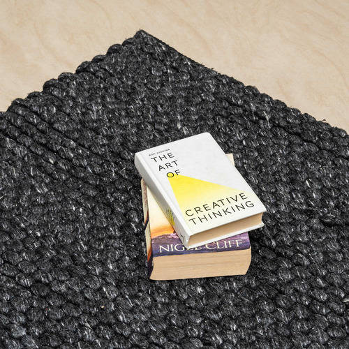 Wool-Blend Charcoal Rug