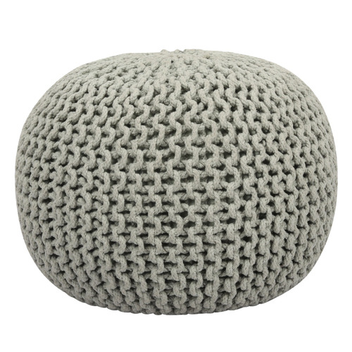 30cm-Hand-Knitted-Cotton-Pouffe