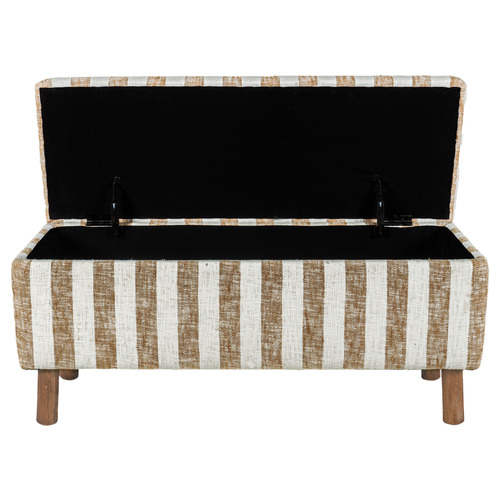 Modello Cotton Storage Ottoman Bench