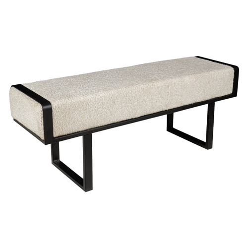 Bergamo Boucle Ottoman Bench