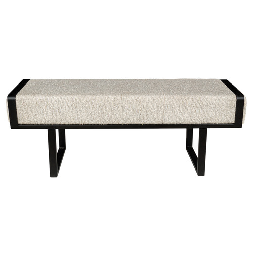Bergamo Boucle Ottoman Bench