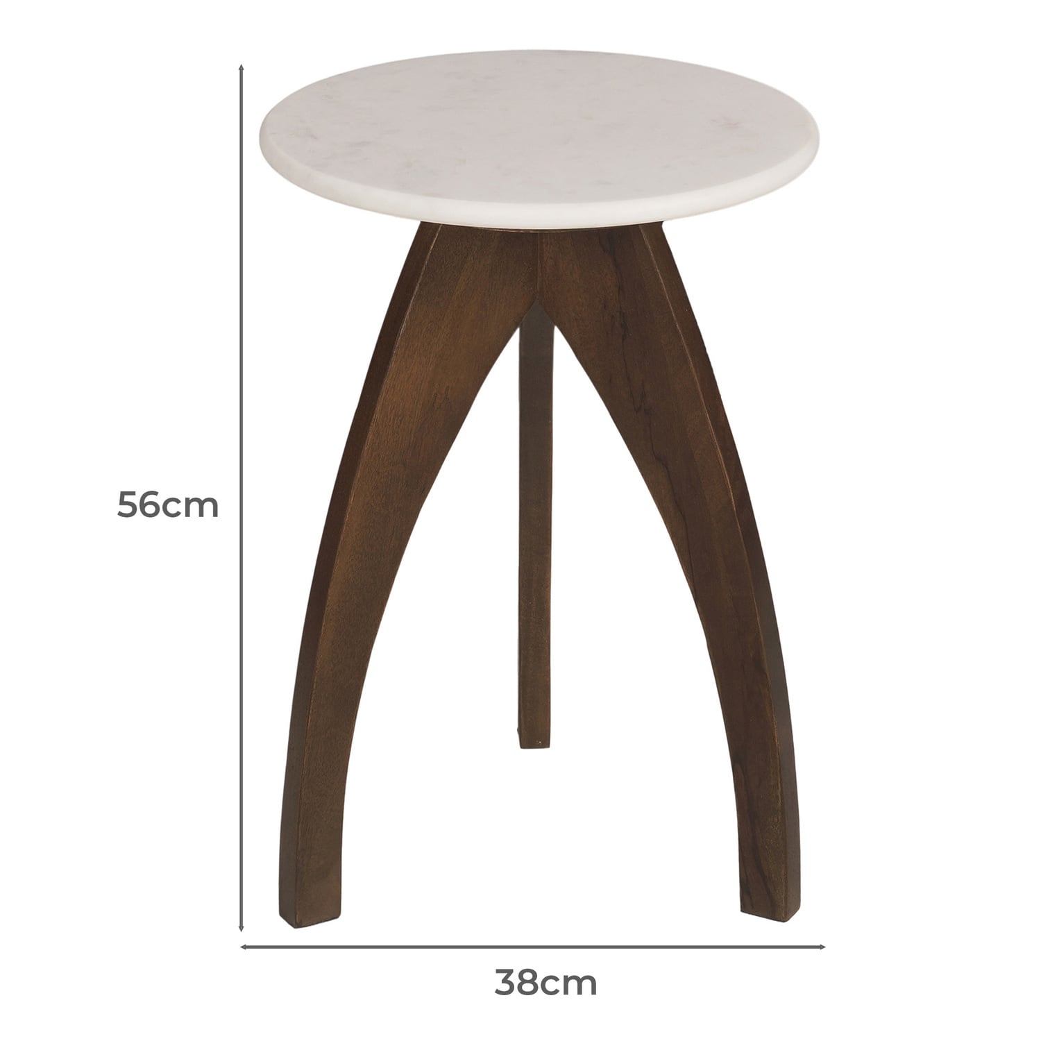 Tulip Marble Side Table
