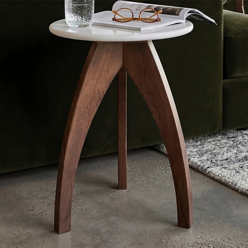 Tulip Marble Side Table