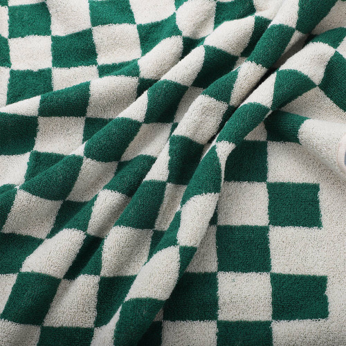 Delicors Checkered Plus Cotton Bathroom Towels Temple & ster