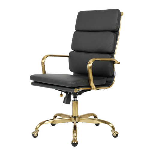 Eames Replica High Back Faux Leather Executive Office Chair