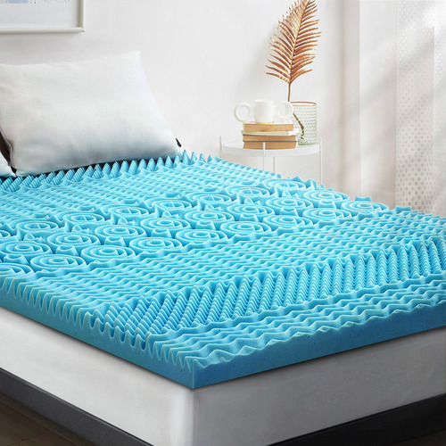 Leigh 5cm 7 Zone Memory Foam Mattress Topper