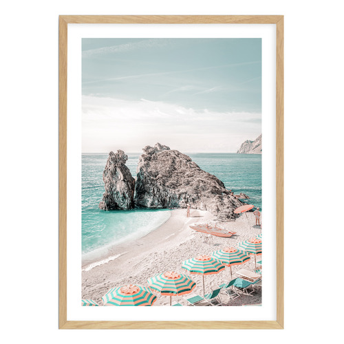 Italian Coast Framed Printed Wall Art | Temple & Webster