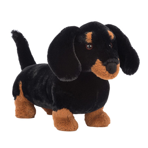 Jellycat Freddie Sausage Dog Plush Toy Temple & ster