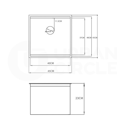 Stainless Steel Single Kitchen & Laundry Bowl Sink