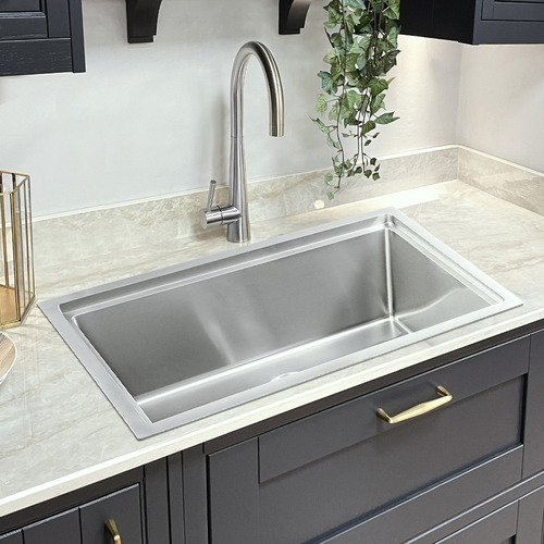 Navagio 750mm Single Bowl Kitchen Sink & Accessories Package | Temple ...