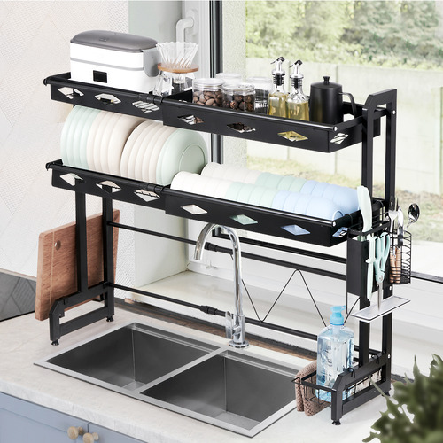 Adjustable Carbon Steel Dish Drying Rack