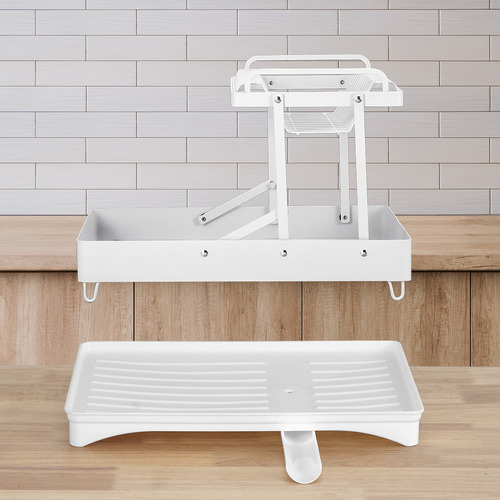 2 Tier Carbon Steel Dish Drying Rack