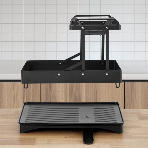 2 Tier Carbon Steel Dish Drying Rack