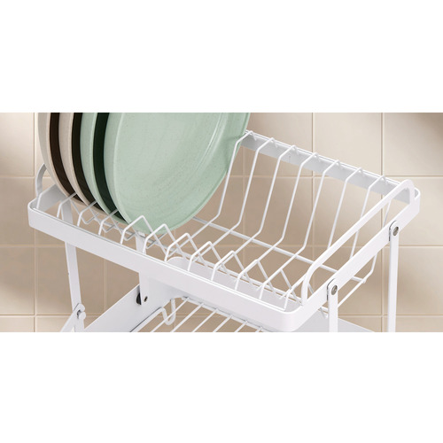 2 Tier Carbon Steel Dish Drying Rack