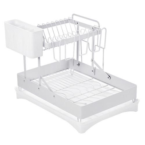 2 Tier Carbon Steel Dish Drying Rack