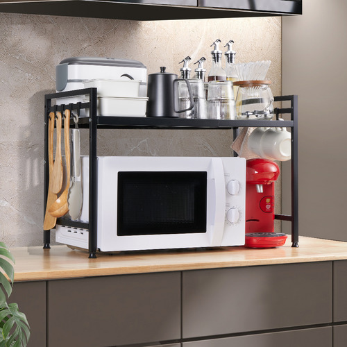 Adjustable Microwave Storage Rack